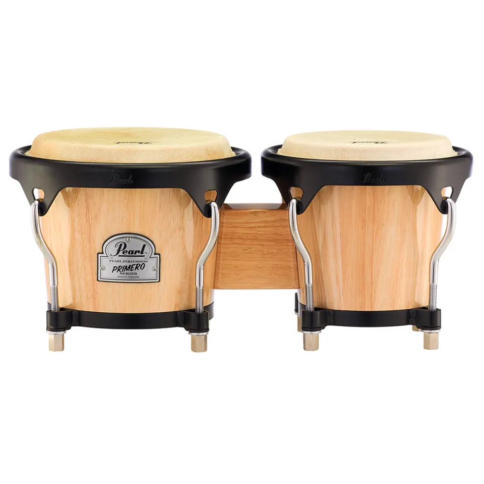 Pearl Primero Wood Bongos 6"+7" - Natural Lacquer