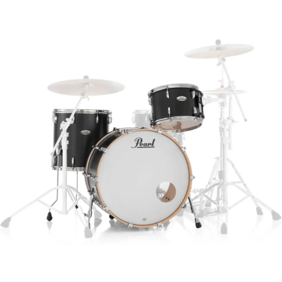 Pearl Professional Series 20" 3-Piece Shell Pack - Matte Caviar Black