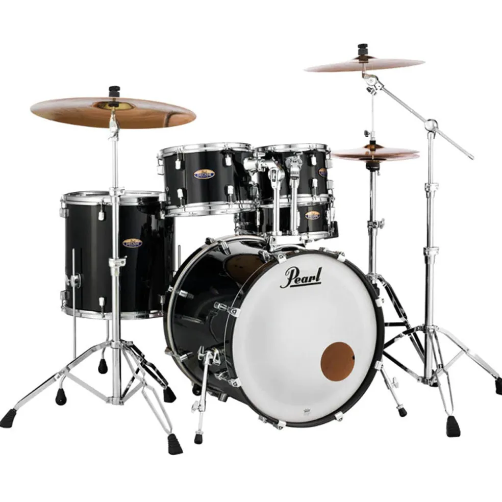 Pearl 22" Decade Maple 5-Piece Drum Kit Package with Zildjian Cymbals (I Series Pro) & 930 Series Hardware - Black Ice