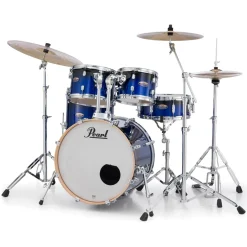 Pearl 22" Decade Maple 5-Piece Drum Kit Package with Zildjian Cymbals (S Series) & Hardware - Kobalt Blue Fade