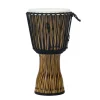 Pearl 12" Synthetic Shell Djembe Rope Tuned - Zebra Grass