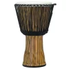 Pearl 14" Synthetic Shell Djembe Rope Tuned - Zebra Grass