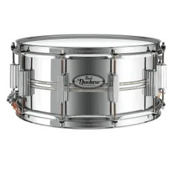 Pearl 14"x6.5" Duoluxe Chrome Over Brass Snare Drum