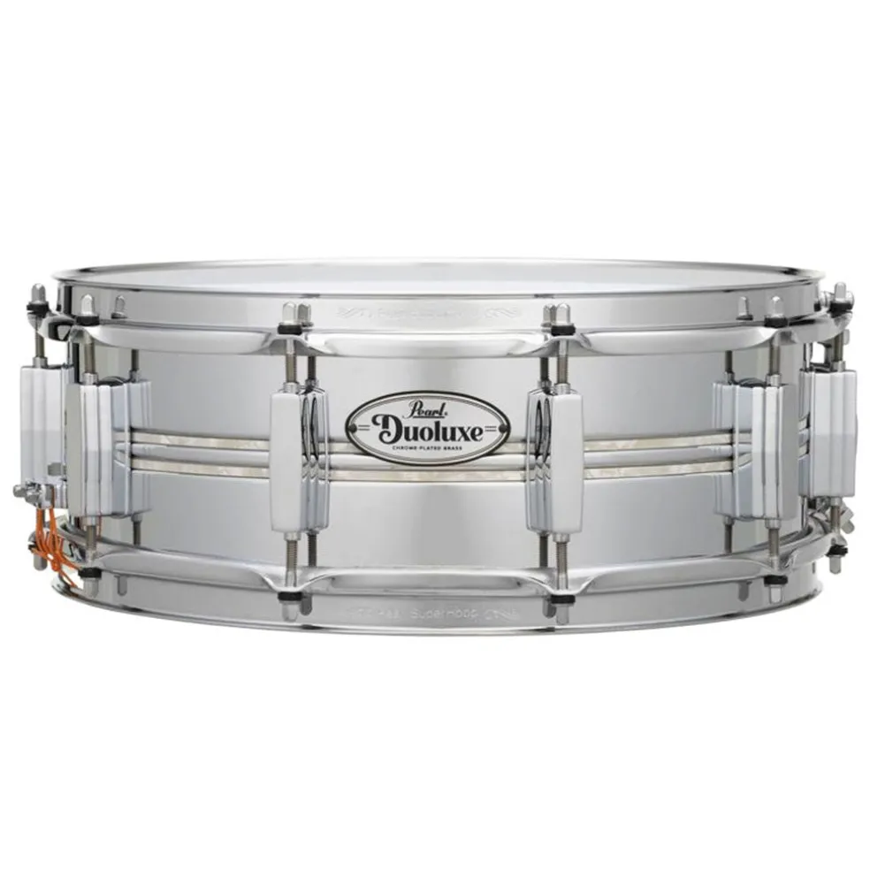 Pearl 14"x5" Duoluxe Chrome Over Brass Snare Drum