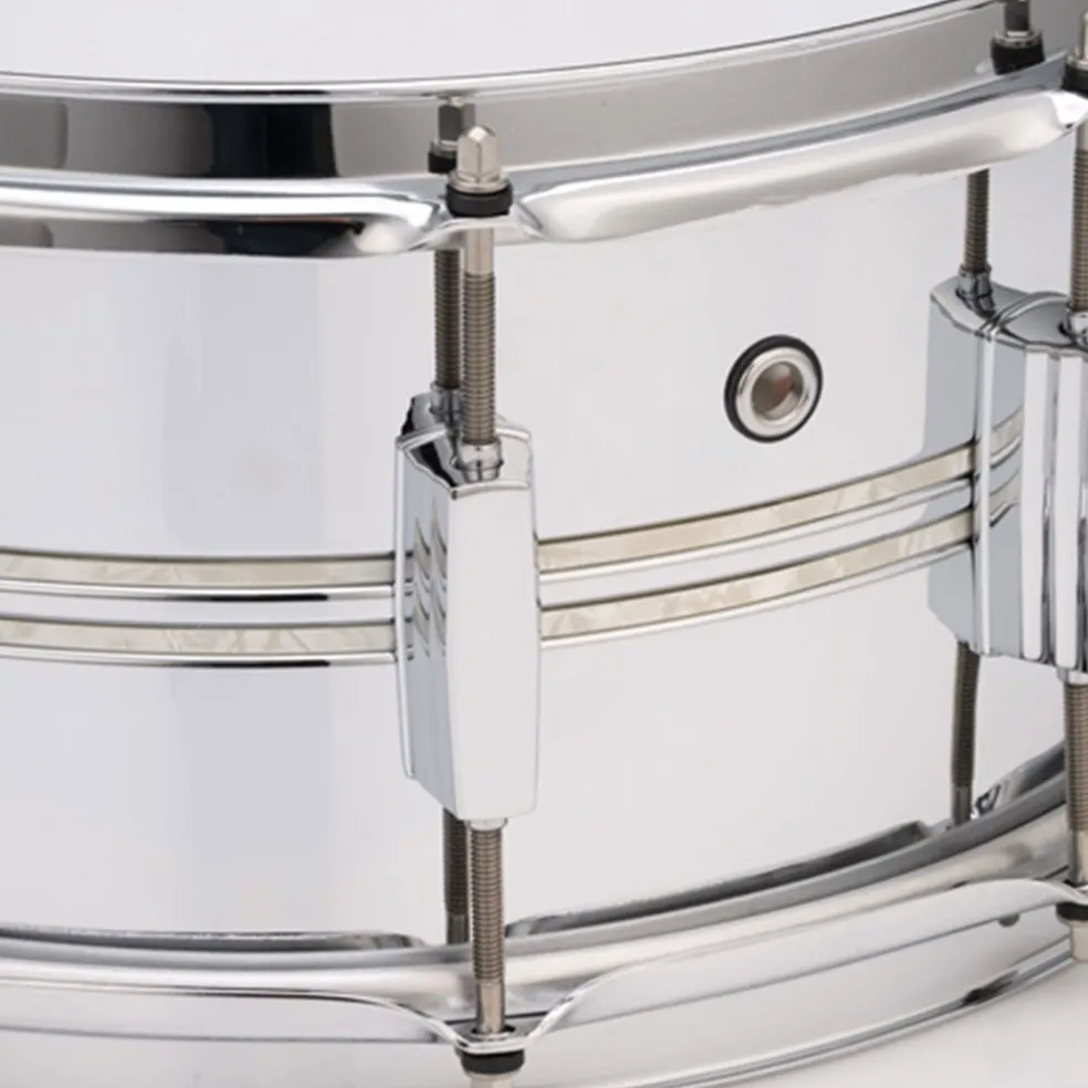 Pearl 14"x5" Duoluxe Chrome Over Brass Snare Drum