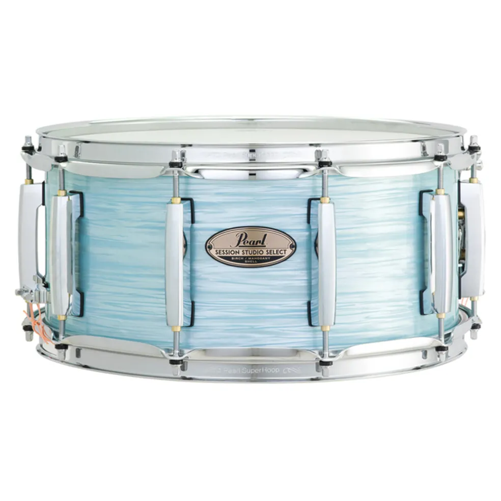 Pearl 14"x6.5" Session Studio Select Snare Drum - Ice Blue Oyster