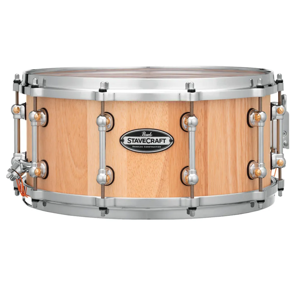 Pearl 14"x6.5" StaveCraft Thai Oak with Makha DadoLoc Snare Drum