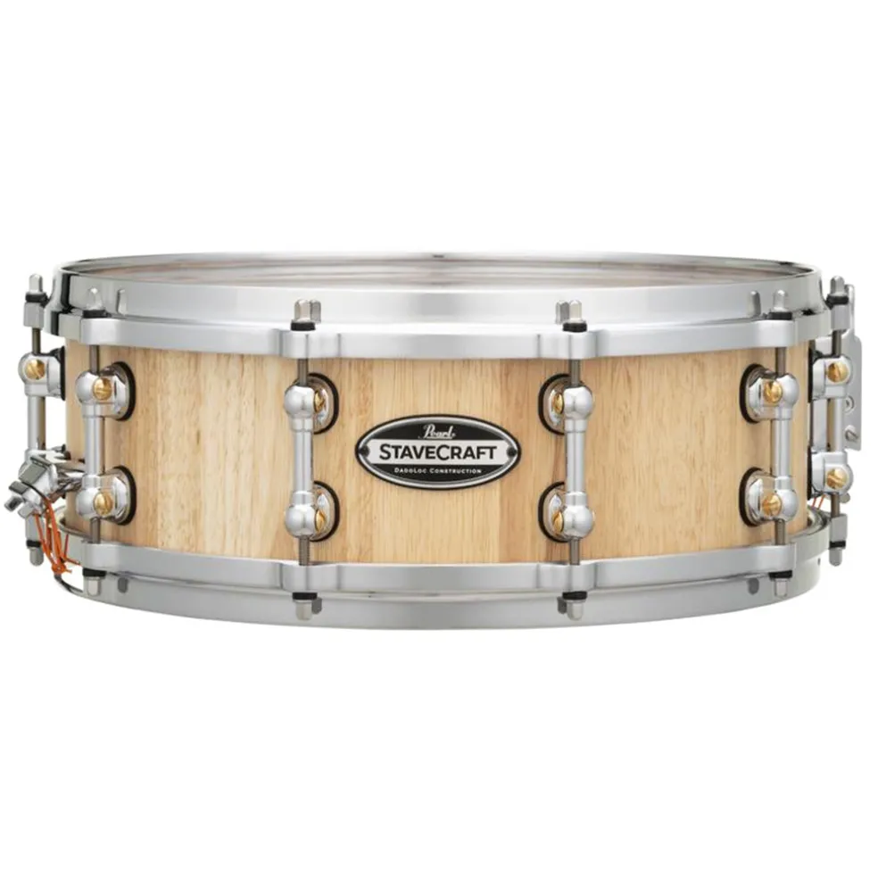 Pearl 14"x5" StaveCraft Thai Oak with Makha DadoLoc Snare Drum