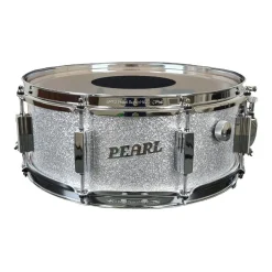 Pearl 14"x5.5" 75th Anniversary President Series Deluxe Lauan Snare Drum- Silver Sparkle