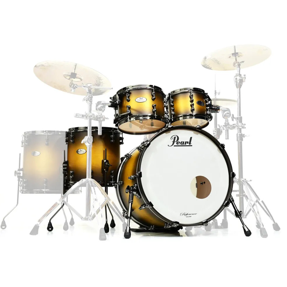 Pearl Reference Pure 4-Piece Shell Pack - Matte Olive Burst