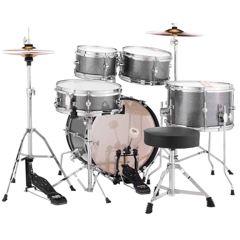 Pearl Roadshow Junior 5-Piece Drum Kit Pack with Hardware & Cymbals - Grindstone Sparkle