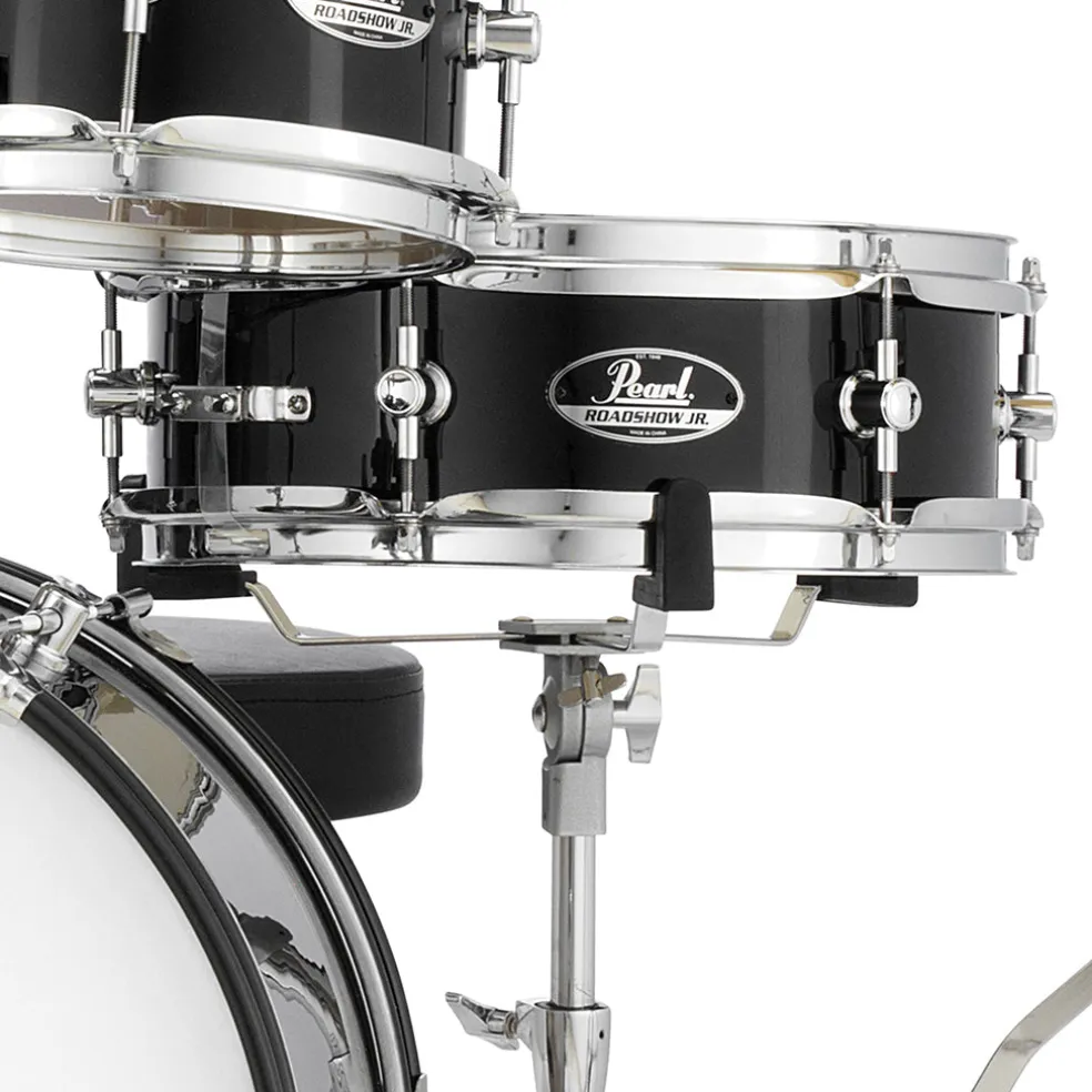 Pearl Roadshow Junior 5-Piece Drum Kit Pack with Hardware & Cymbals - Jet Black