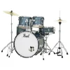 Pearl Roadshow 20" 5-PCS Fusion Drum Kit with Hardware and Cymbals - Aqua Blue Glitter