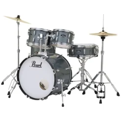 Pearl Roadshow 20" 5-Piece Fusion Kit with Hardware and Cymbals - Charcoal Metallic