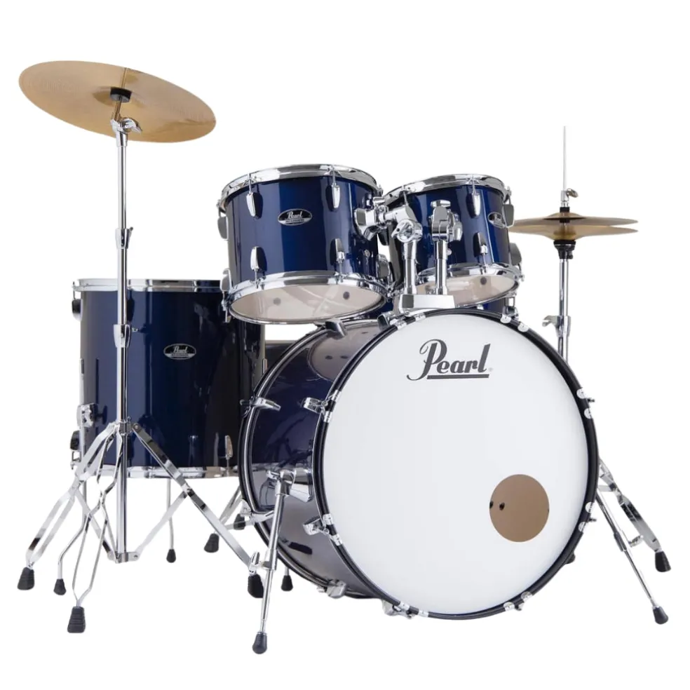 Pearl Roadshow 20" 5-Piece Fusion Kit with Hardware and Cymbals - Royal Blue Metallic
