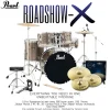 Pearl Roadshow X 20" 5-Piece Drum Kit Package with Zildjian Cymbals & Hardware - Bronze Metallic