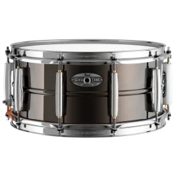 Pearl Sensitone Heritage Alloy 14"x6.5" Black Nickel over Brass Snare Drum