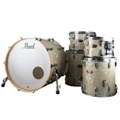Pearl Session Studio Select 5-Piece Shell Pack (Free 14" Tom) - Nicotine White Marine Pearl