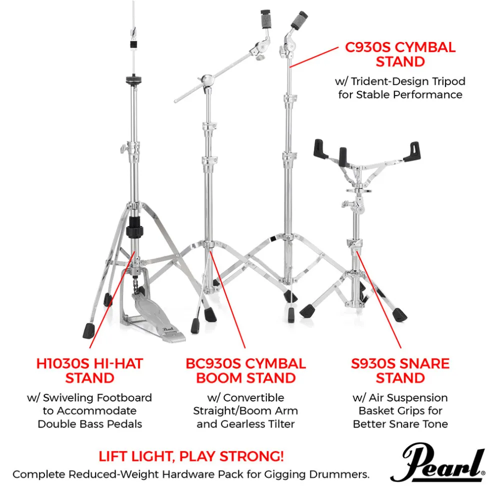 Pearl SP-930S Single Braced Hardware Pack