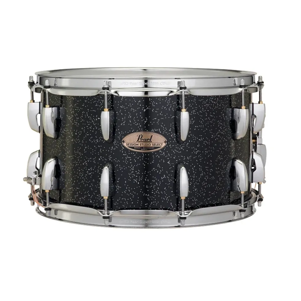 Pearl Studio Session 12X8" Add On Tom in Black Halo Glitter