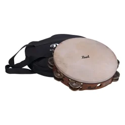 Pearl Tambourine Concert Silver Jingles with Bag