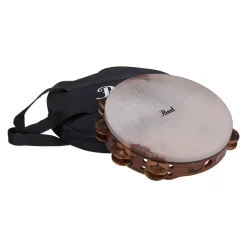Pearl Tambourine Concert Beryllium Copper Jingles w/ Bag