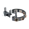 Pearl Tambourine Gold Jingles w/ Mount Holder
