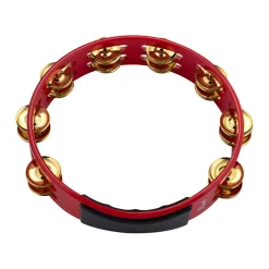 Pearl Tambourine 10" Headless Wood Stainless Brass Jingle