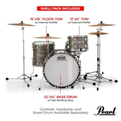 Pearl 75th Anniversary President Series Deluxe 22" 3-Piece Shell Pack Lauan - Desert Ripple
