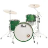 Pearl Wood Fiberglass 3-Piece Shell Pack - Green Sparkle Lacquer