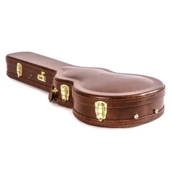 Premium LP Case - Brown w/ Red Plush Interior