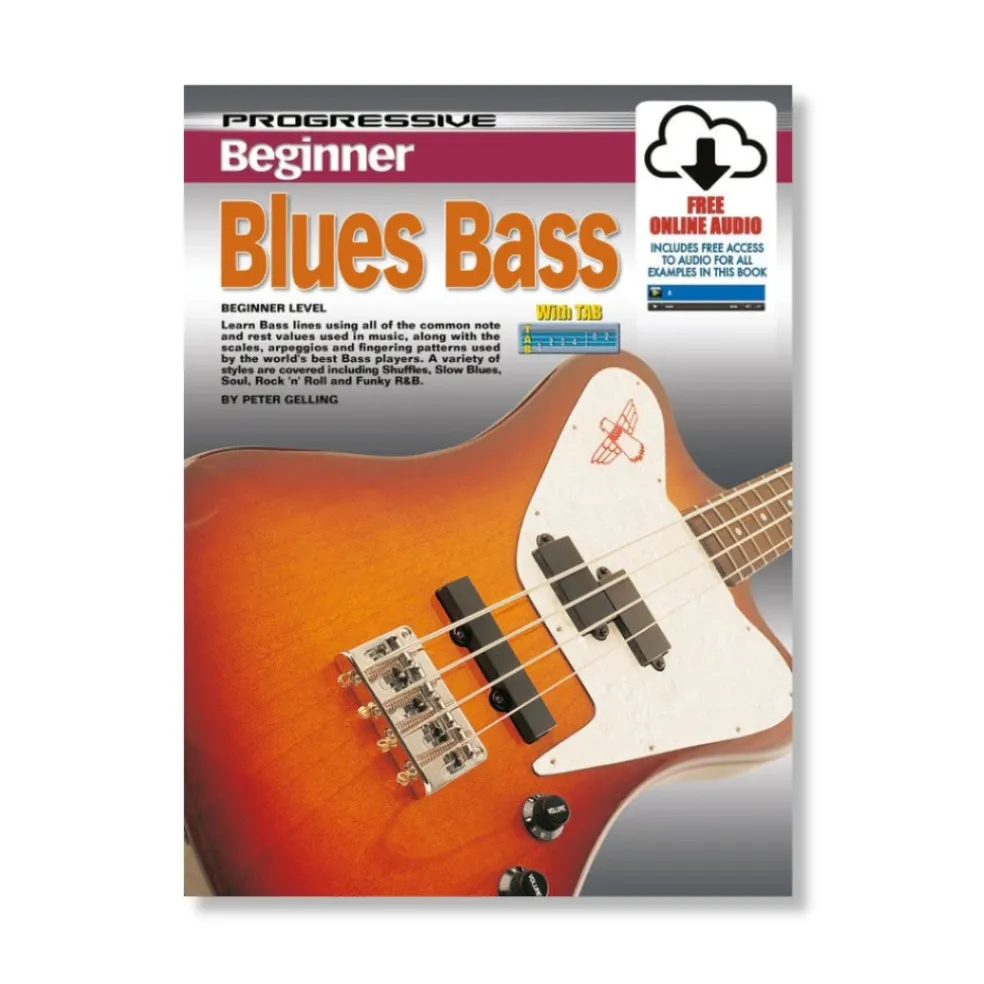 Progressive Beginner Blues Bass - Book/Online Audio