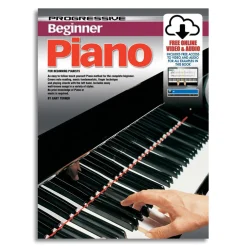 Progressive Beginner Piano Book with Online Video & Audio