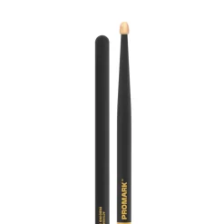 Promark R2BAG Rebound 2B Hickory Active Grip Wood Tip in Black