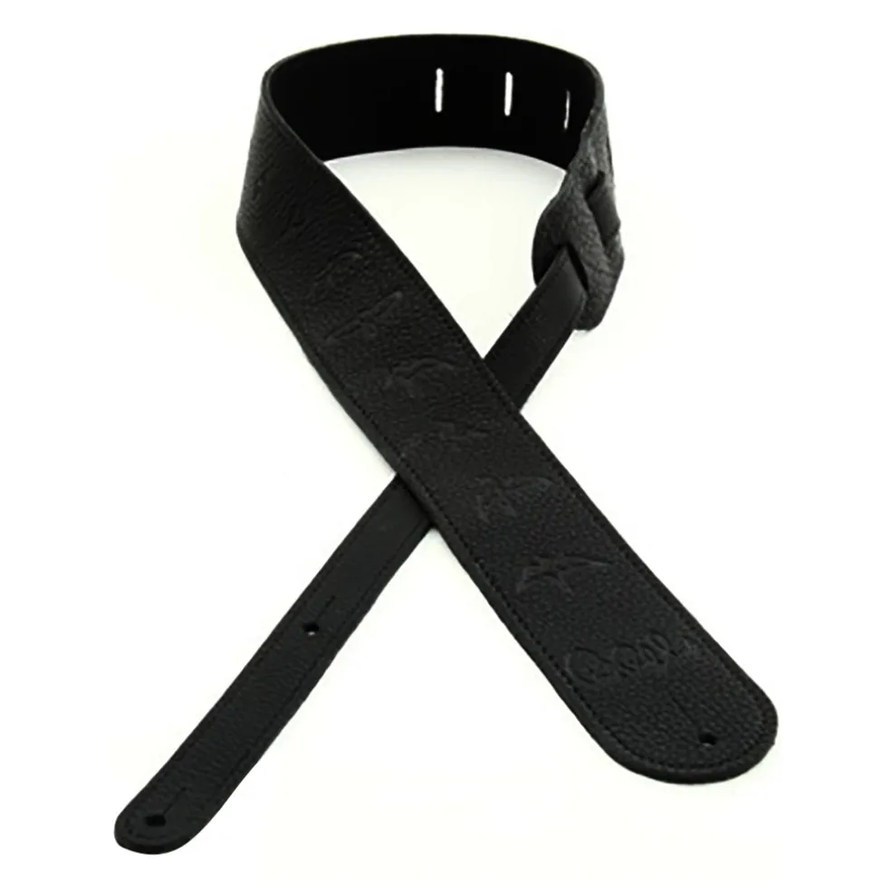 PRS - Guitar Strap, Birds, Leather - Black