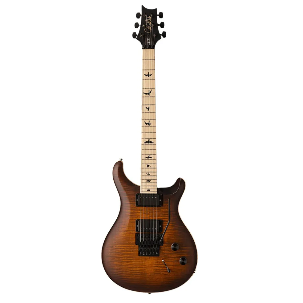 PRS CE24 Dustie Waring Signature Electric Guitar Floyd Rose - Burnt Amber Wrap Burst