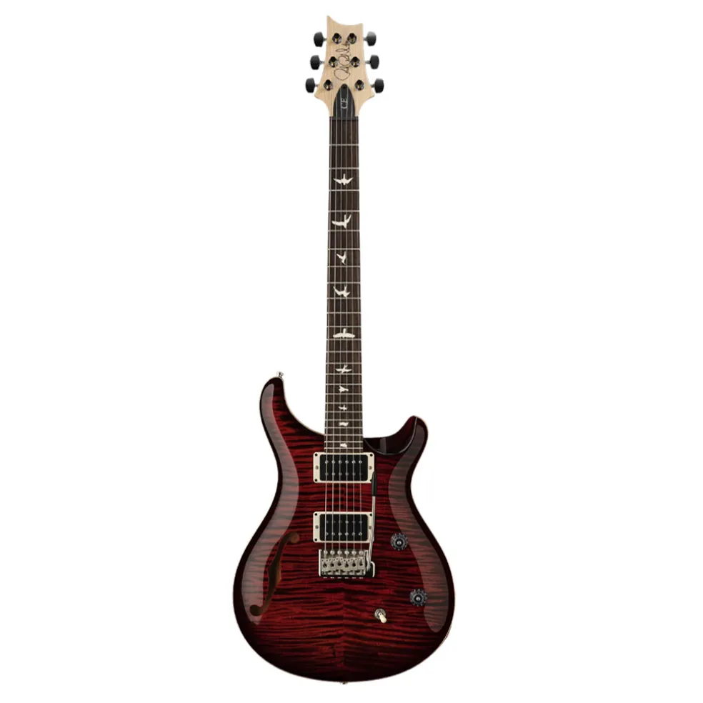 PRS CE24 Semi Hollow Electric Guitar - Fire Red