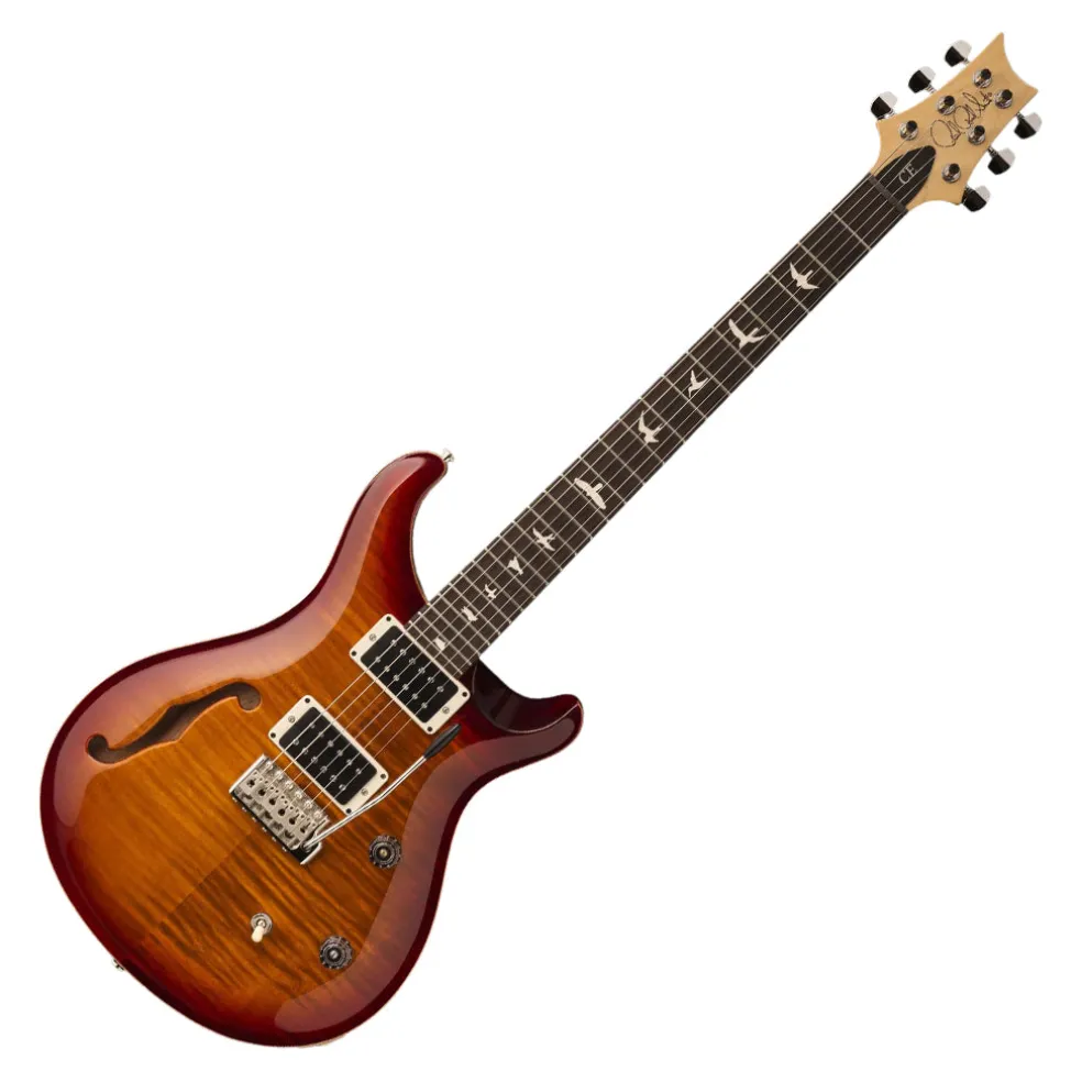 PRS CE24 Semi Hollow Electric Guitar - Dark Cherry Sunburst