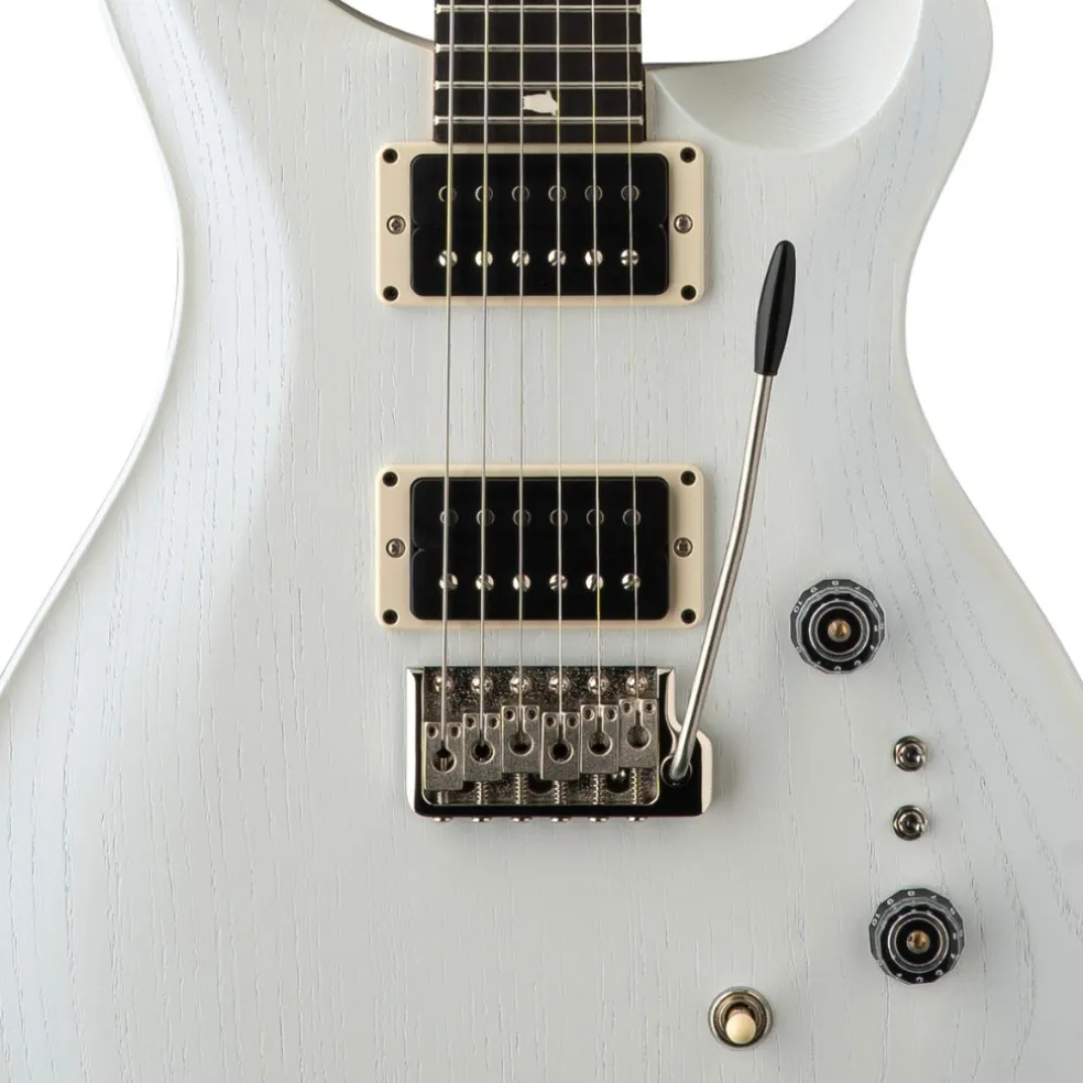 PRS CE2408 Swamp Ash Satin Electric Guitar - Pearl White