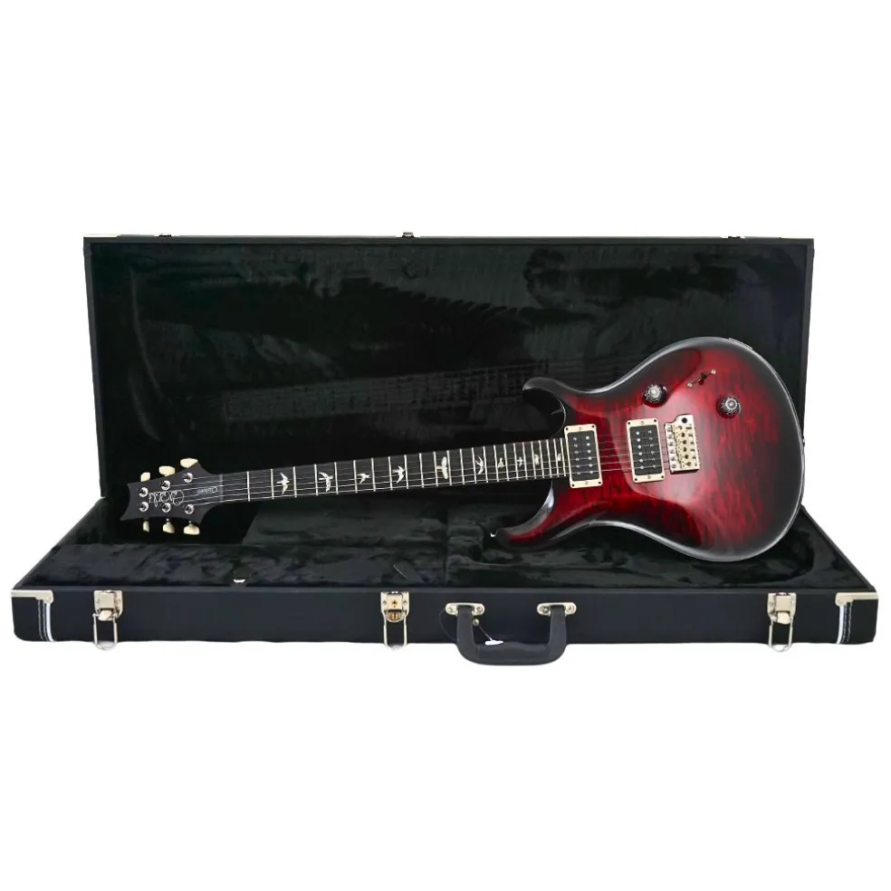 PRS Custom 24 - Fire Smokeburst - Pattern Thin Neck