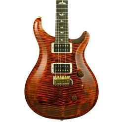 PRS Custom 24, Pat Thin Neck, 10 Top, Orange Tiger