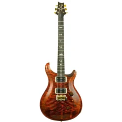 PRS Custom 24, Pat Thin Neck, 10 Top, Orange Tiger