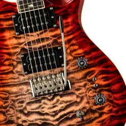 PRS SE Custom 24 08 Quilt - Charcoal Cherry Burst