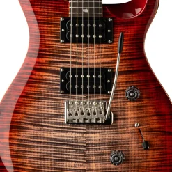 PRS SE Custom 24 Electric Guitar - Charcoal Cherry Burst