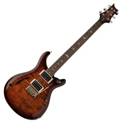 PRS SE Custom 24 Semi Hollow Piezo - Orange Tiger Smoke Burst