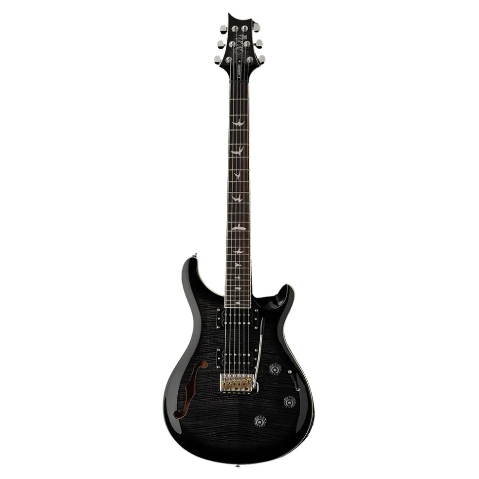 PRS SE Custom 24 Semi Hollow Piezo - Charcoal Burst