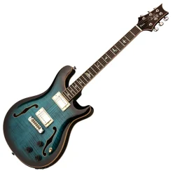 PRS SE Hollowbody II Piezo - Peacock Blue Burst