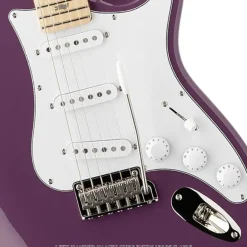 PRS SE Silver Sky Maple Fretboard Left Handed Summit Purple