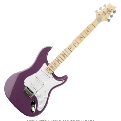 PRS SE Silver Sky Maple Fretboard Left Handed Summit Purple