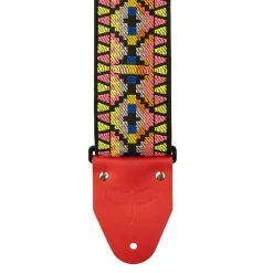 PRS Wide Retro Jacquard Strap, Salmon